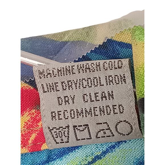 Pineapple Connection Hawaiian Shirt Mens Large Parrot Tropical Rayon Aloha Luau - Picture 10 of 12